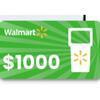 Get $1,000 Walmart Gift Card!
